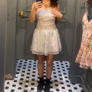 Hollister Floral Dress - Purple and Green